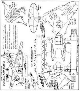 Wallis Rigby Douglas cardmodel