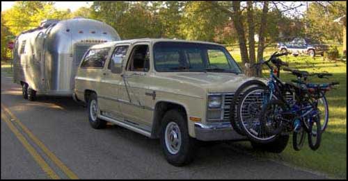 Airstream on the road