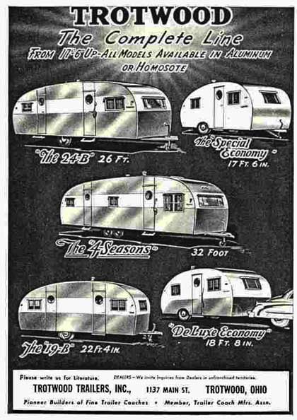 Trotwood Trailer Designs 1940