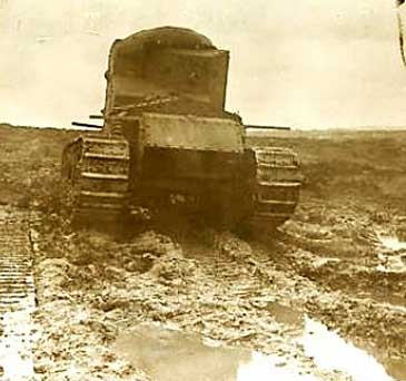 Whippet in the Flanders mud