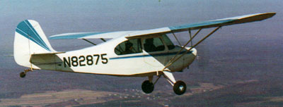 Aeronca Champion in flight