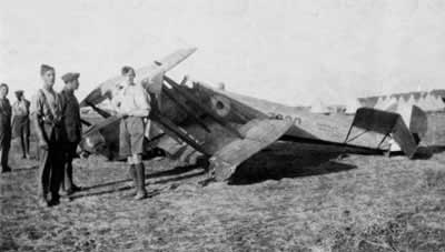Avro 504k Crash