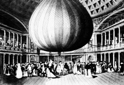 Lunardi's Ballon at the Patheon