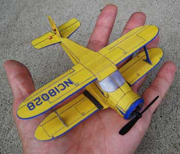 Beech D-17 Staggerwing FG/RC model