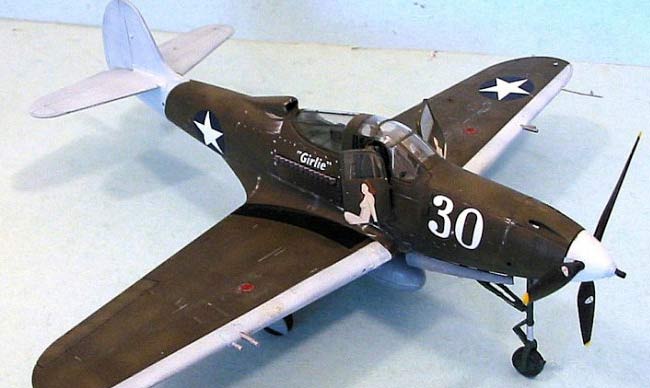 Bell P-39 Airacobra-Top view