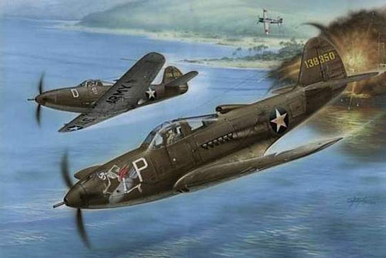 Bell P-39 Airacobra- in battle