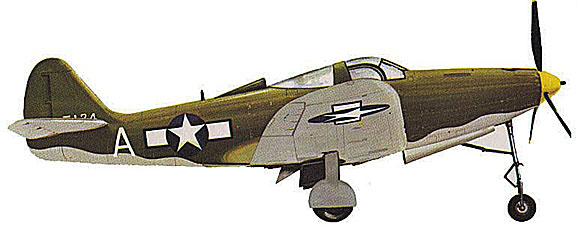 P-39 Airacobra side view