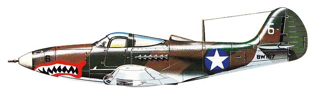 P-39 Bell Airacobra - New Guinea version