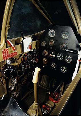 P-59 Bell Airacomet  instrument panel