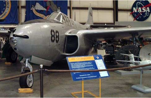 P-59 Bell Airacomet in Museum
