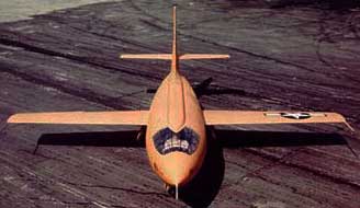 Front view of the X-1
