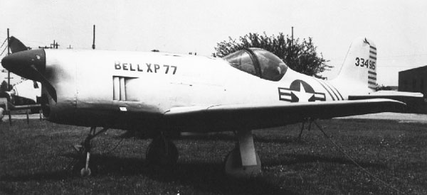 Bell XP-77 Parked
