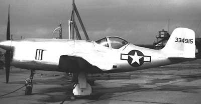 Bell XP-77 Side View