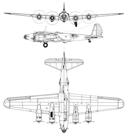 3 View of the Boeing Model 299