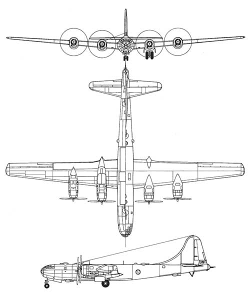 3 View Superfortress