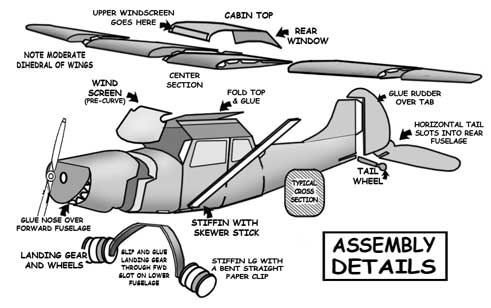 Assembly Details of the Cessna L-19 Bird Dog