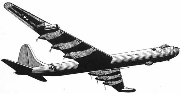 Convair B-36 Peace maker Sketch