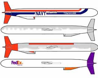 various colorings-Tomahawk Cruise Missile