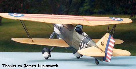 Curtiss Hawk p-6e p6e p6-e paper model