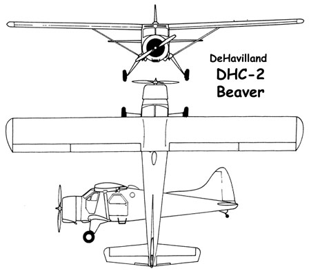3 View of the de Havilland Beaver