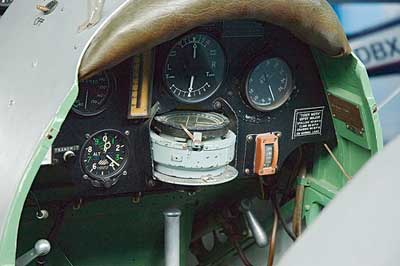 de Havilland Tiger Moth rear cockpit