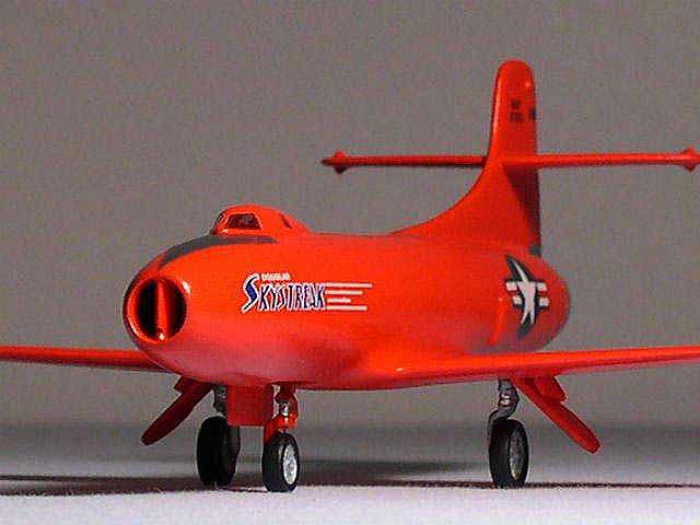 Douglas D558I Skystreak  red model