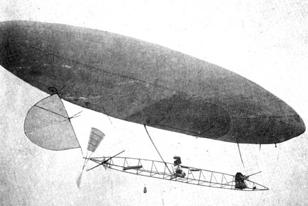 airship #6 in flight