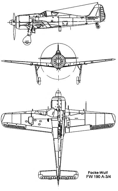 3 View of the Focke Wulf Fw 190