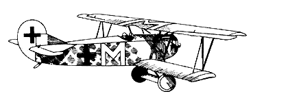 Fokker DVII flying