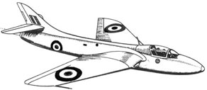 Hawker Hunter sketch