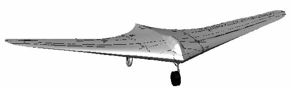 Computerized HO-IX glider