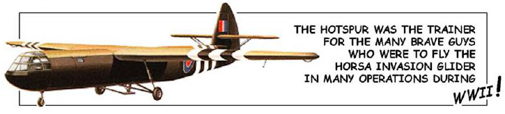 Hotspur Glider trivia