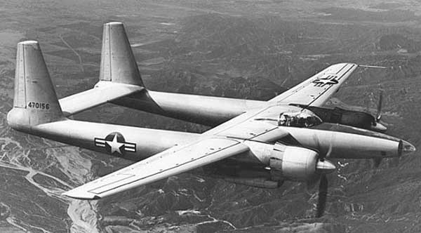Hughes XF-11 In Flight