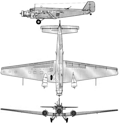 3 View of a Junkers Ju-52