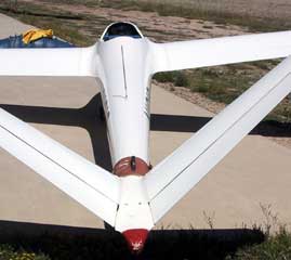 Salto V-Tail libelle sailplane glider
