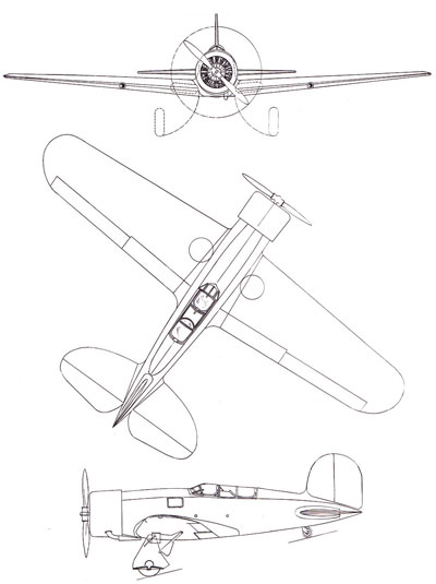 3 View of the Lockheed Altair