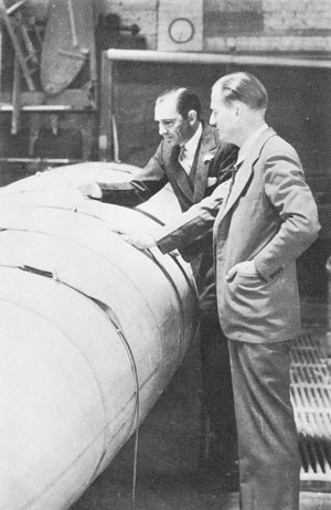 Lockheed Engineers Carl B. Squier and Richard A. Von Hake