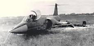F-104 Starfighter crash