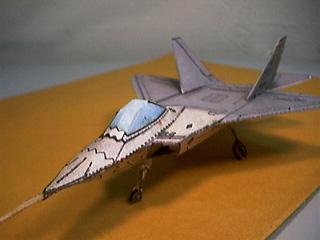 CyberModel (by Fiddlers Green) of the F-22 ATF jet fighter