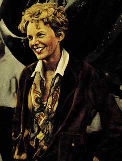 A Happy Amelia Earhart