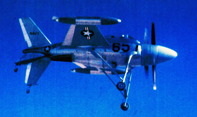 Lockheed XFV-1 Salmon in flight