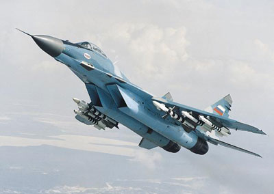 MiG-29 Fulcrum In Flight