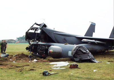 McDonnell Douglas F-15 Eagle Crash