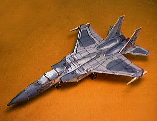 MAde up model of the F-15 jet fighter