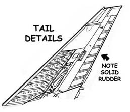 A4 tail details