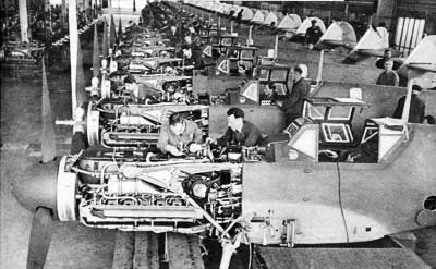 Messerschmitt Me-109 Factory