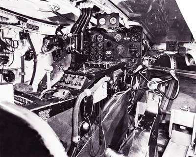 Nothrop XB-35 Flying Wing Cockpit