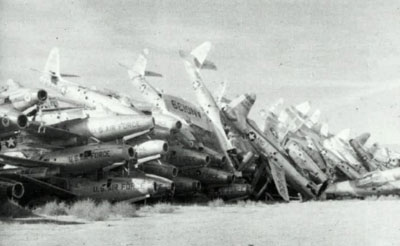 Republic F-84 Thunderstreak Scrap