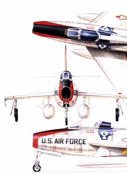 F-84 Thunderstreak nose