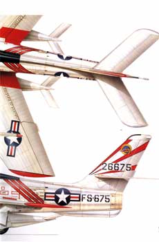 F-84 Thunderstreak tail